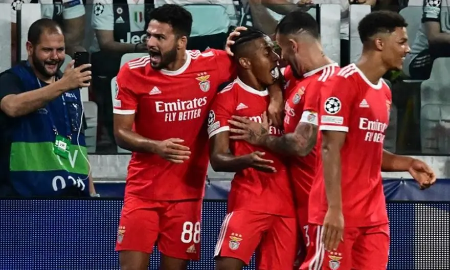 Benfica đã giành 6 điểm sau 2 lượt trận đầu tiên