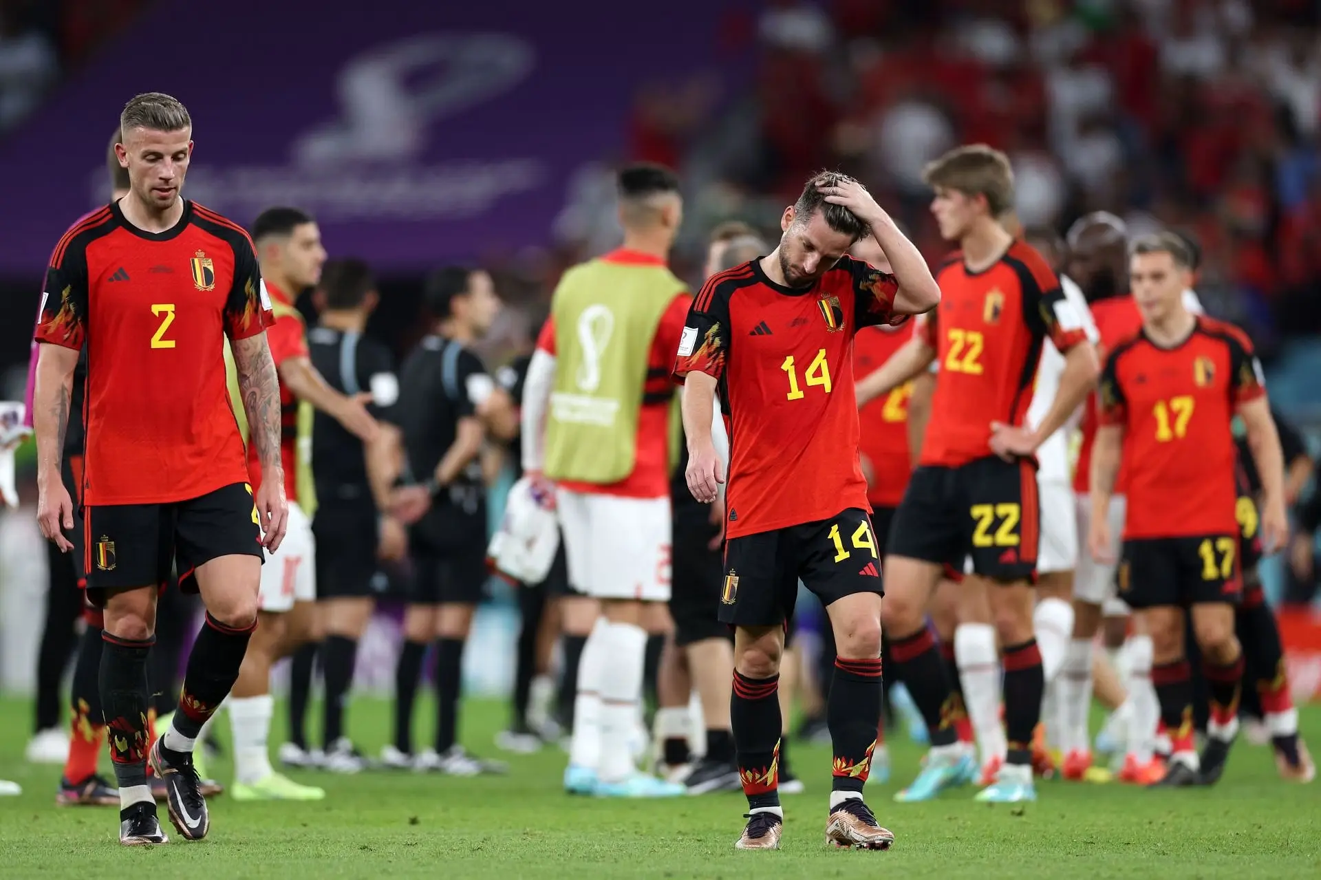 ĐT Bỉ gây thất vọng lớn khi thất thủ trước Morocco