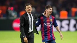 HLV Luis Enrique có mối quan hệ tốt với Lionel Messi