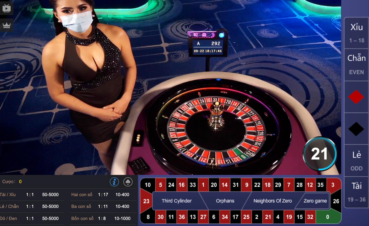 Game Roulette online
