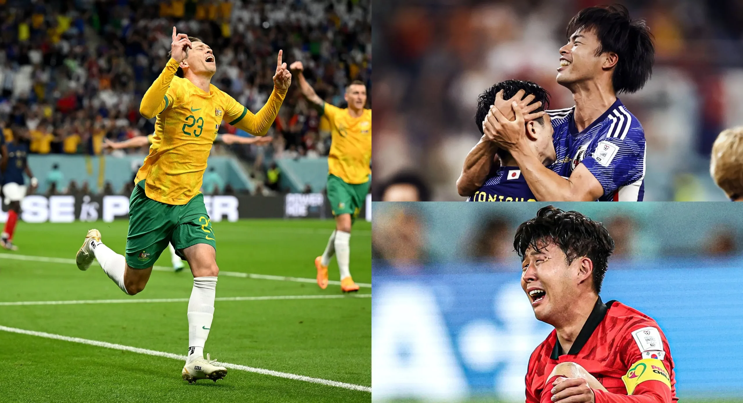 Australia, Nhật Bản và Hàn Quốc mang lại niềm tự hào cho bóng đá Châu Á